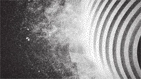 Vector architecture dotwork gradient background. Abstract noise stipple pattern Stockillustratie