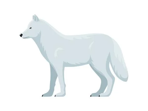Vector arctic wolf Stock Illustration