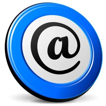 Vector arobase icon Stock Illustration
