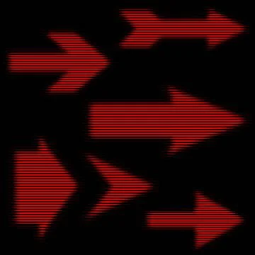 Vector Arrow Background . Stock Illustration