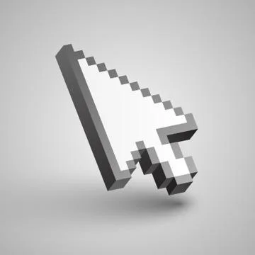 Vector arrow cursor Stock Illustration