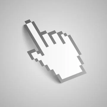 Vector arrow cursor Illustrazione stock