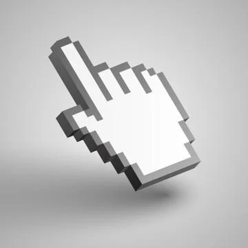 Vector arrow cursor Stock Illustration