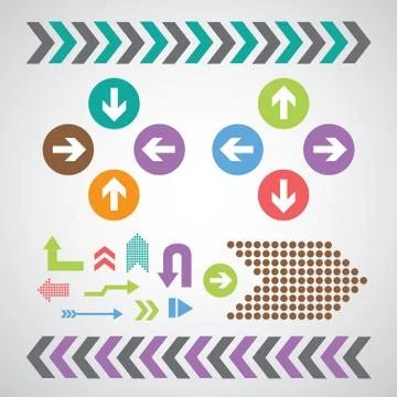 Vector arrow sign icon Illustrazione stock