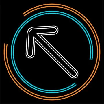 Vector arrow symbol - arrow shape illustration Stock Illustration