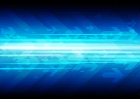 Vector : Arrows with blue stripe background Illustrazione stock