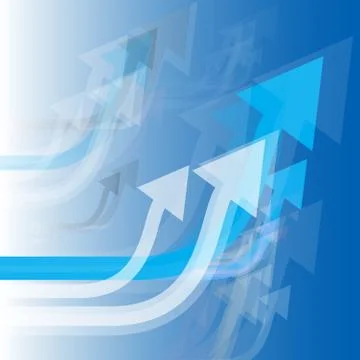 Vector arrows going up Stock Illustration