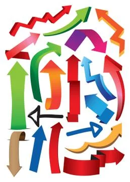 Vector arrows Stock Illustration