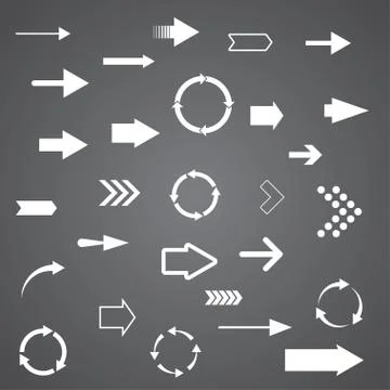Vector arrows Stock Illustration