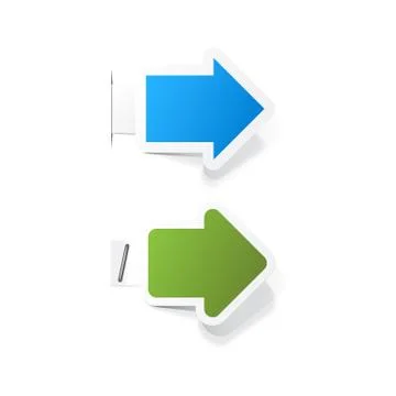 Vector arrows Stock Illustration