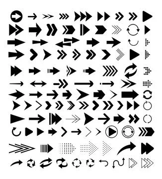 Vector arrows Stock Illustration