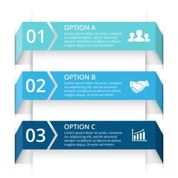 Vector arrows infographic. Template for diagram, graph, presentation and chart Stock Illustration