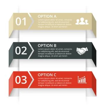 Vector arrows infographic. Template for diagram, graph, presentation and chart Illustrazione stock