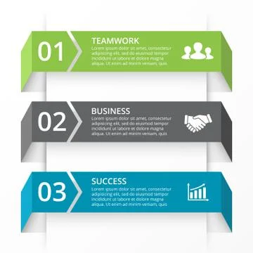 Vector arrows infographic. Template for diagram, graph, presentation and chart Stock Illustration