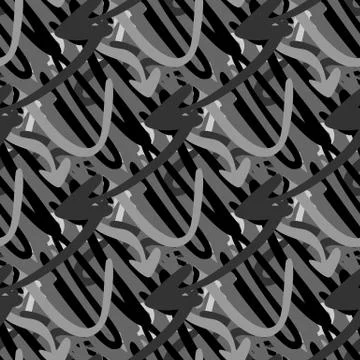 Vector arrows seamless pattern background hand draw Illustrazione stock