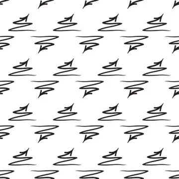 Vector arrows seamless pattern. Modern texture. Repeating endless abstract ha Stock Illustration