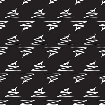 Vector arrows seamless pattern. Modern texture. Repeating endless abstract ha Stock Illustration