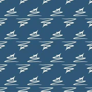 Vector arrows seamless pattern. Modern texture. Repeating endless abstract ha Stock Illustration