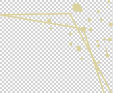 Vector art abstract graphic is featuring yellow lines crossing amid dots on Stockillustratie