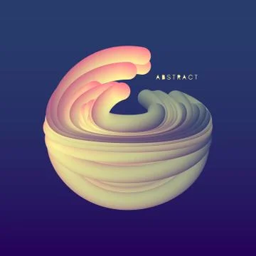 Vector art illustration. Dynamic effect. Cover design template. Stock Illustration