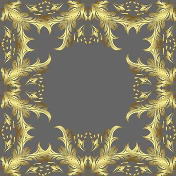 Vector art. Repeated doodles. Linear pattern. Sketch, scribble, doodle on yellow Stock Illustration