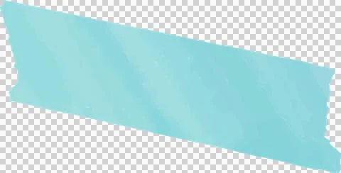Vector art showing torn masking tape strip featuring turquoise gradient on Stock Illustration