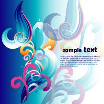 Vector artistic design Stock Illustration