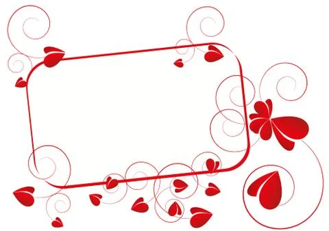 Vector artistic love design wave background Stock Illustration