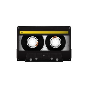 Vector audio cassette Stock Illustration