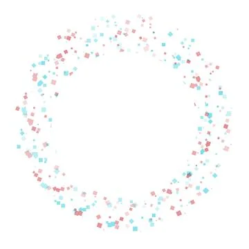 Vector aura of colorful shapes in a circle like a whirlpool or hurricane Stock Illustration