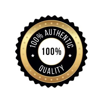 Vector Authentic quality Stamp Seal Vector Template Stock Illustration