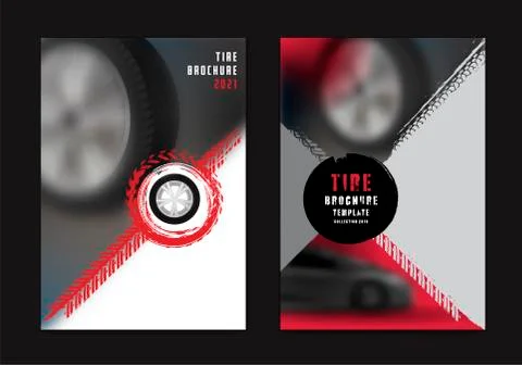 Vector automotive brochure template Stock Illustration