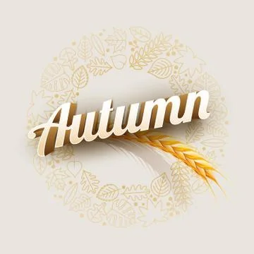 Vector Autumn Design Stock Illustration