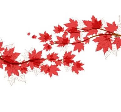 Vector autumn leaves Stock Illustration