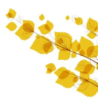 Vector autumn leaves Stock Illustration