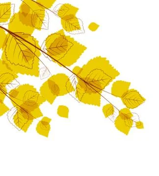 Vector autumn leaves Stock Illustration