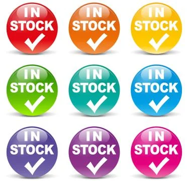 Vector available icons Stock Illustration
