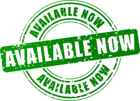 Vector available stamp Stock Illustration