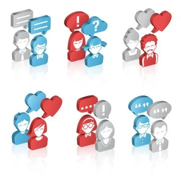 Vector Avatars concepts Stock Illustration