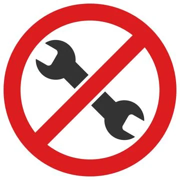 Vector Avoid Repair Flat Icon Symbol 스톡 일러스트