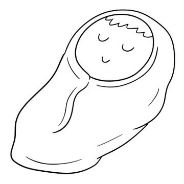 Vector of baby Stock Illustration