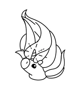 Vector baby rainbow unicorn Illustrazione stock