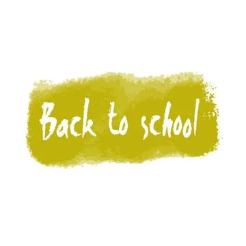 Vector Back to School Banner Stock Illustration