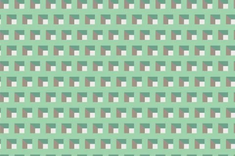 Vector backdrop with a pattern of a grid with green squares Stock Illustration