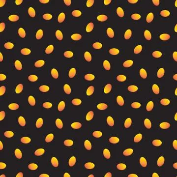 Vector backdrop with small golden elements. Seamkess texture. Illustrazione stock