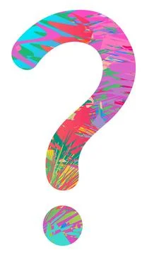 Vector background abstract color design Vector Illustration of Question Ma... Stock Photos