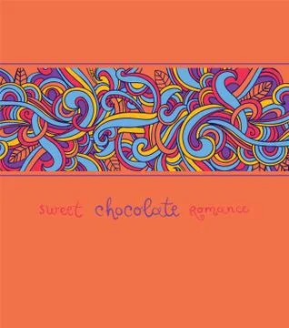 Vector background with abstract curls Stock Illustration