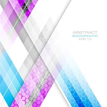 Vector background with abstract geometric pattern. Stock Illustration