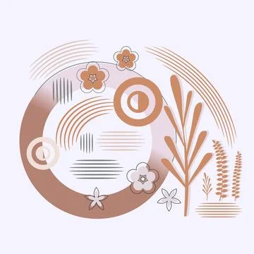 Vector background of abstract geometric shapes 2 Illustrazione stock