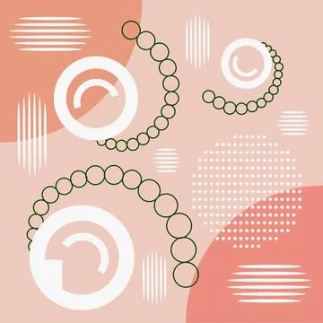 Vector background of abstract geometric shapes 4 Stock Illustration